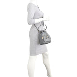 Prada Duet Leather Bucket Bag Mannequin