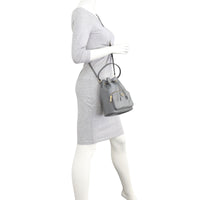 Prada Duet Leather Bucket Bag Mannequin