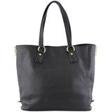 Prada Vitello Daino Large Expandable Shopper Tote Back