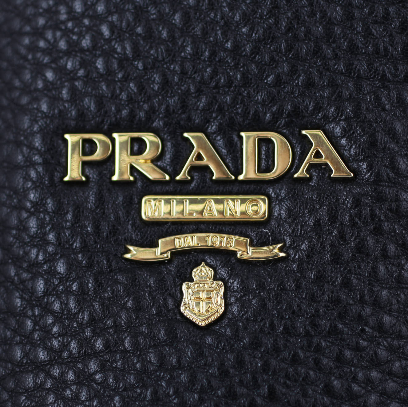 Prada Vitello Daino Large Expandable Shopper Tote Exterior