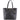 Prada Vitello Daino Large Expandable Shopper Tote Front