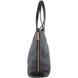 Prada Vitello Daino Large Expandable Shopper Tote Right