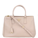 Prada Saffiano Galleria Double Zip Tote Front