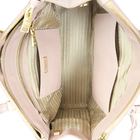 Prada Saffiano Lux Galleria Double Zip Tote Medium Interior
