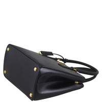 Prada Saffiano Lux Galleria Double Zip Tote Small Corner