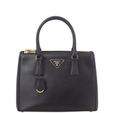 Prada Saffiano Lux Galleria Double Zip Tote Small  Front
