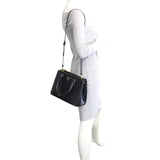 Prada Saffiano Lux Galleria Double Zip Tote Small Mannequin
