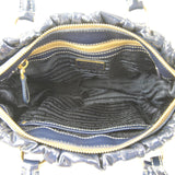 Prada Gathered Patent Bag Interior