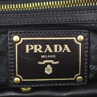 Prada Glace Calf Studded Tote Stamp