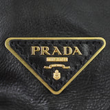 Prada Glace Calf Studded Tote Exterior