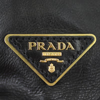 Prada Glace Calf Studded Tote Exterior