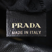 Prada Glace Calf Studded Tote Stamp