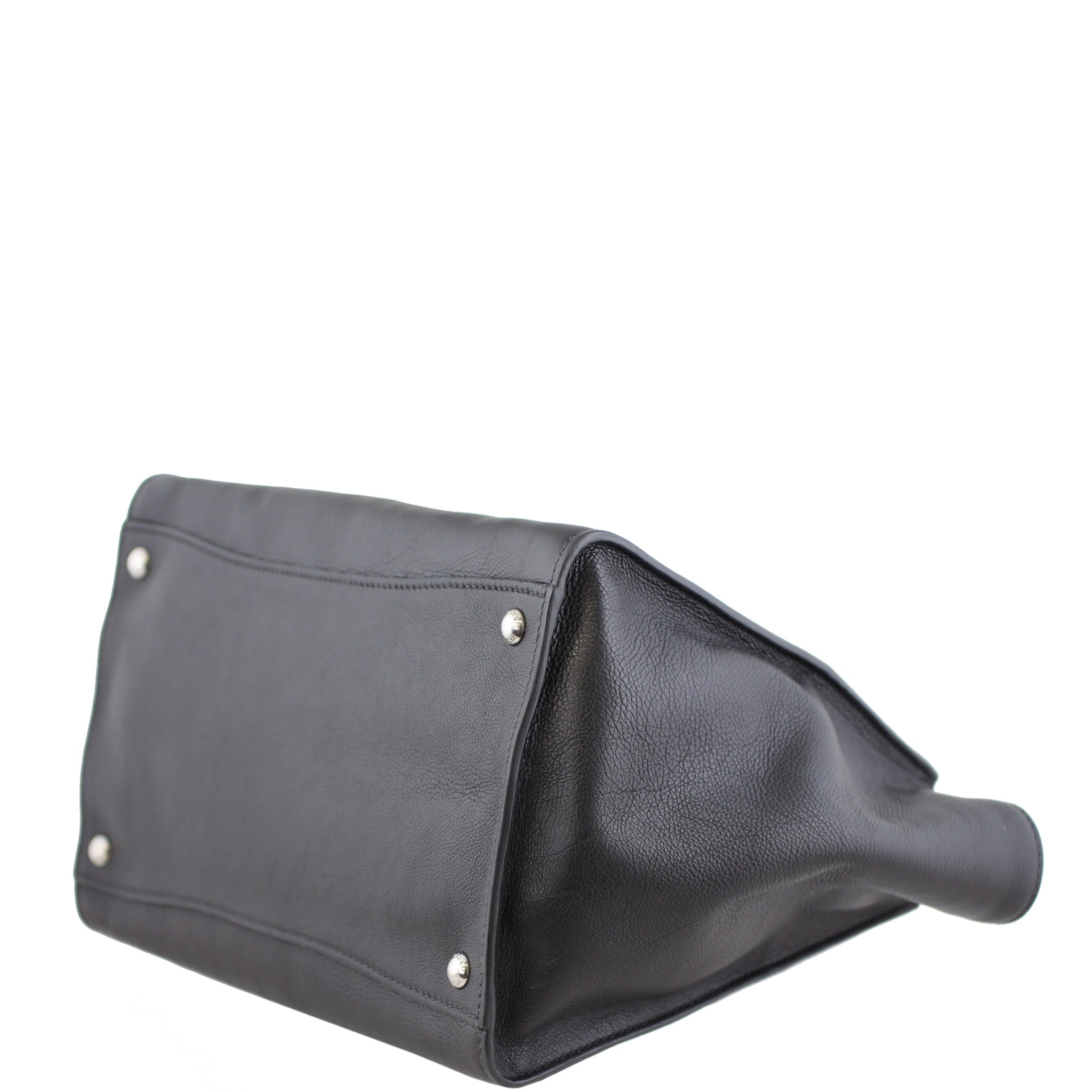 Prada Glace Calf Twin Pocket Tote Corner