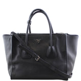 Prada Glace Twin Calfskin Tote Front