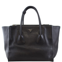 Prada Glace Twin Calfskin Tote Front