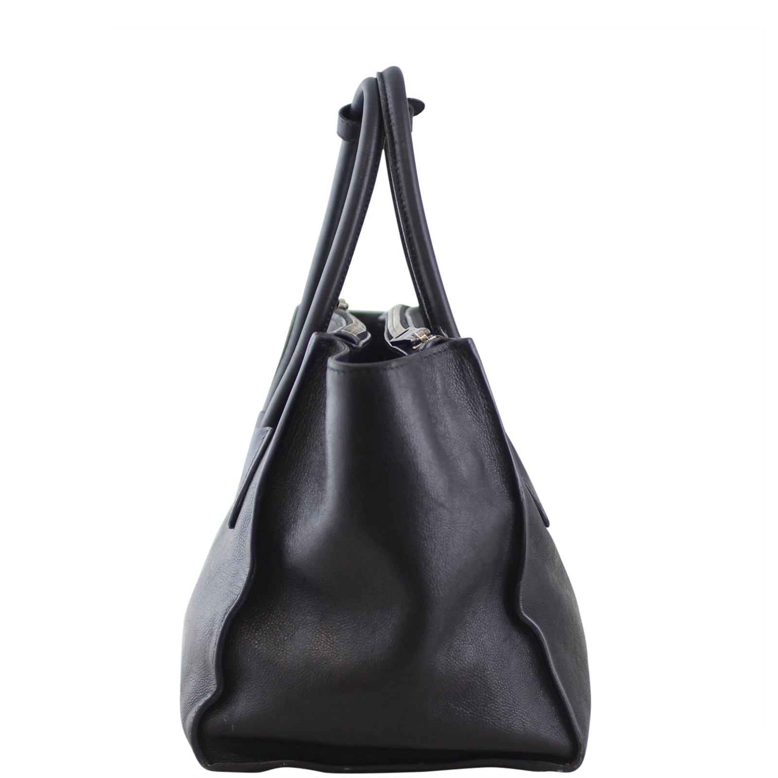 Prada Glace Twin Calfskin Tote Right