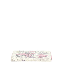 Prada Glace Rabbit Continental Zip Wallet Base