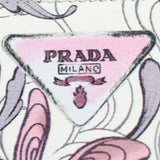 Prada Glace Rabbit Continental Zip Wallet Logo