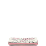 Prada Glace Rabbit Continental Zip Wallet Top
