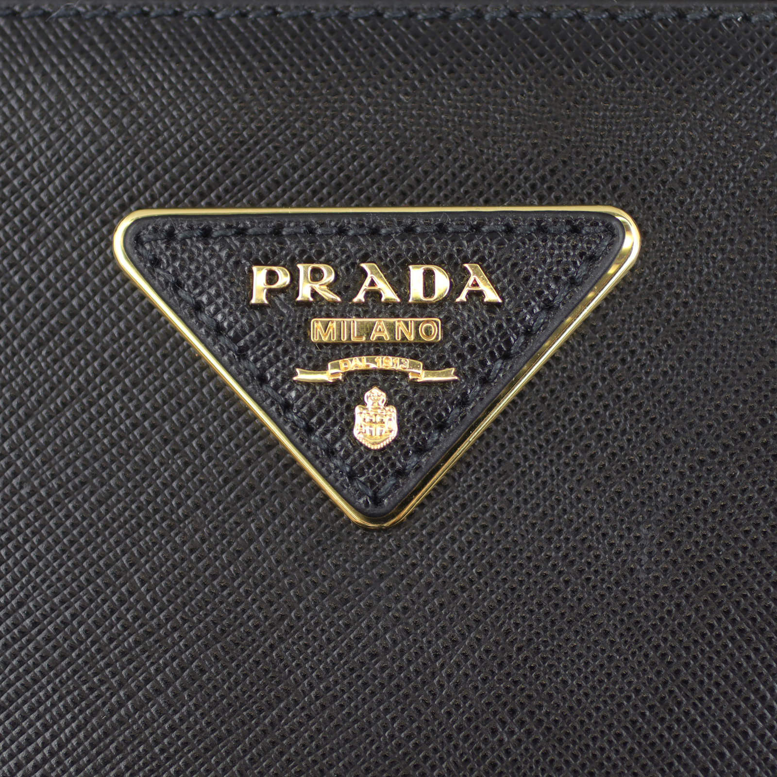 Prada Saffiano Lux Galleria Double Zip Tote Small Hardware