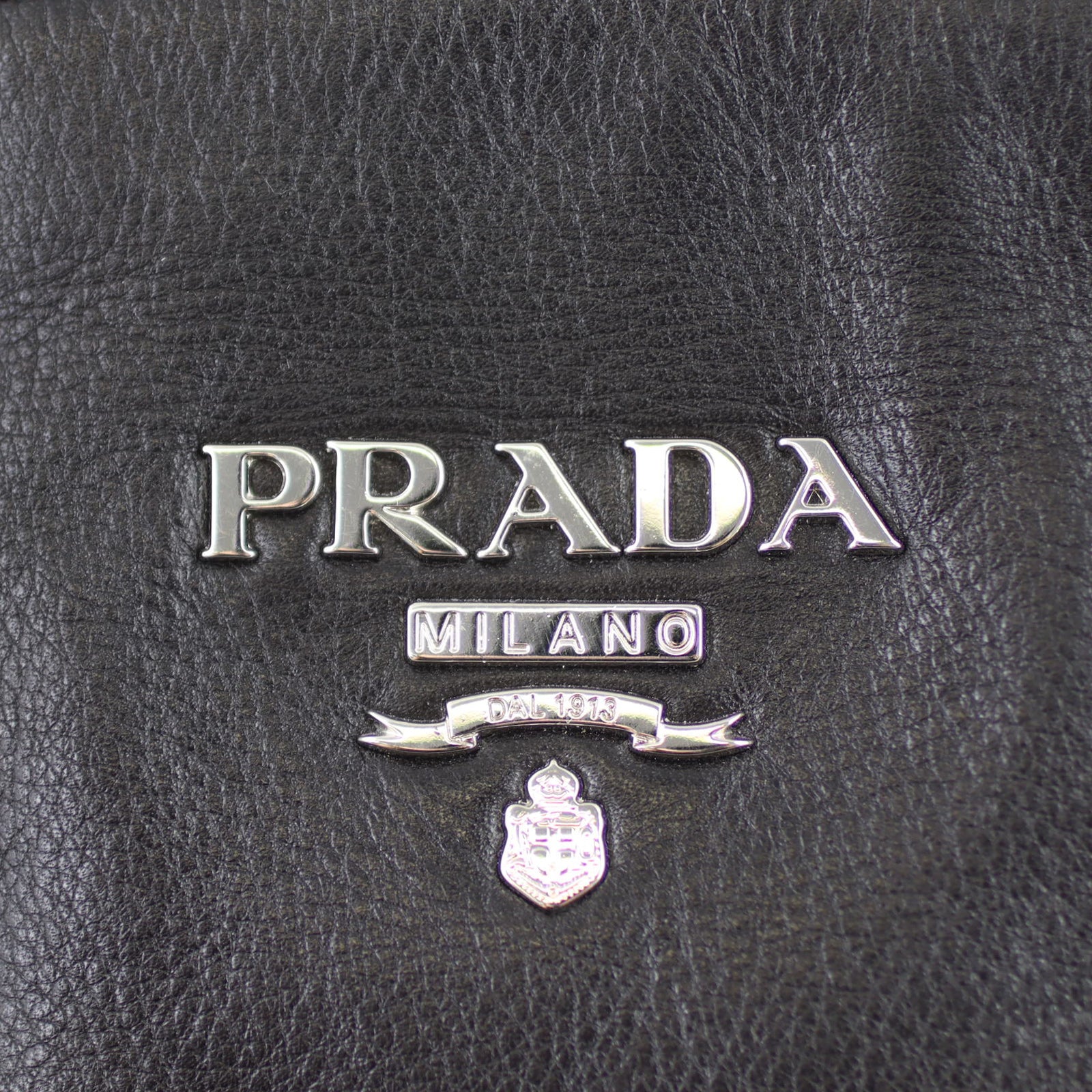 Prada Cervo Antik Bauletto Bowler Hardware
