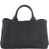 Prada Jardinera Large Canvas Shopper Back