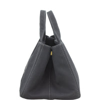 Prada Jardinera Large Canvas Shopper Left