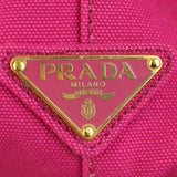 Prada Jardinera Canvas Shopper Large Exterior