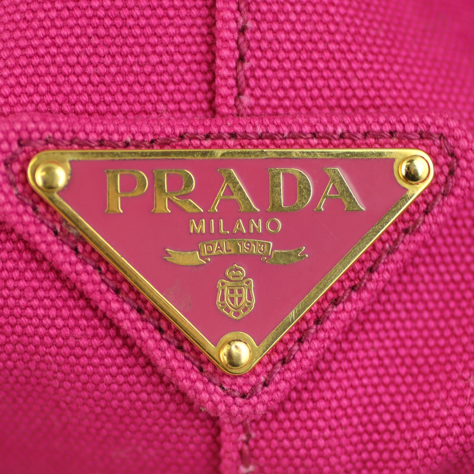 Prada Jardinera Canvas Shopper Large Exterior