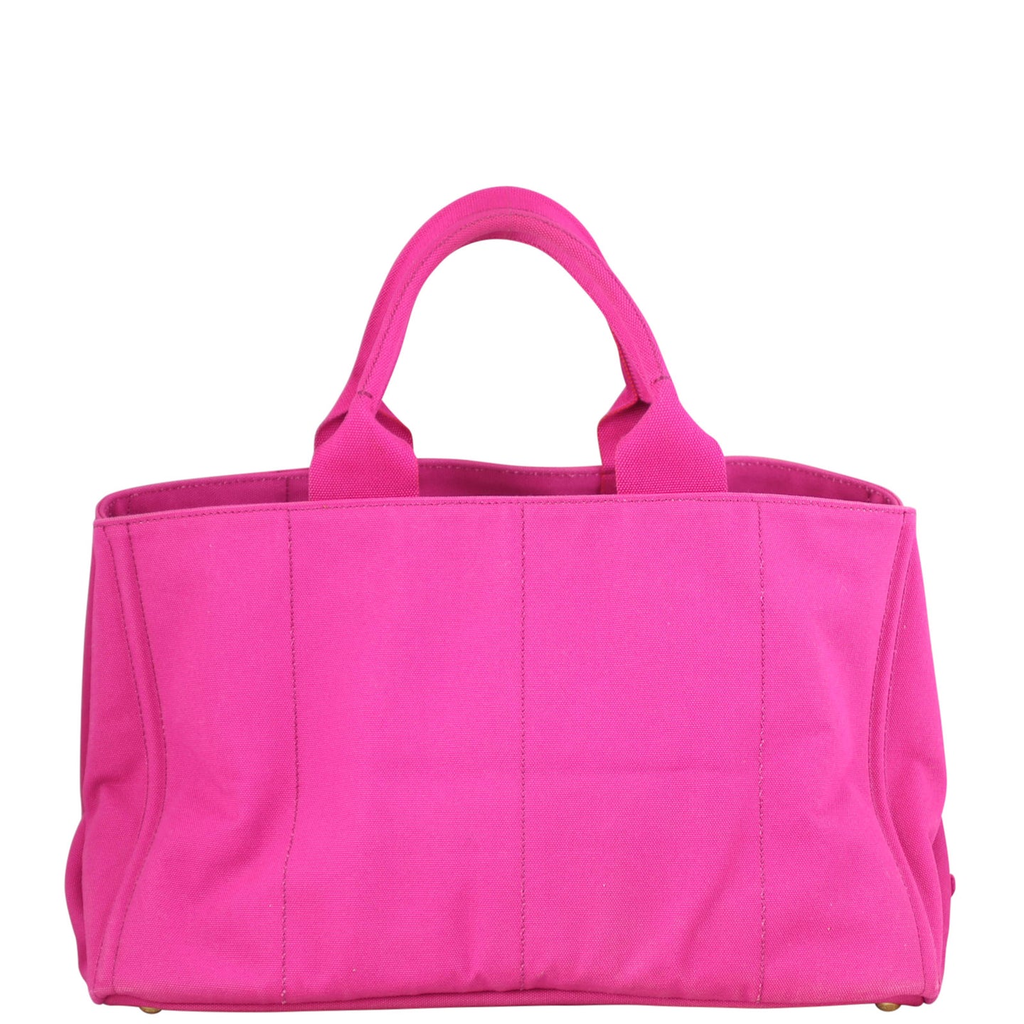 Prada Jardinera Canvas Shopper Large Back