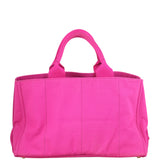 Prada Jardinera Canvas Shopper Large Back