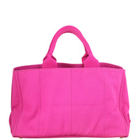 Prada Jardinera Canvas Shopper Large Back