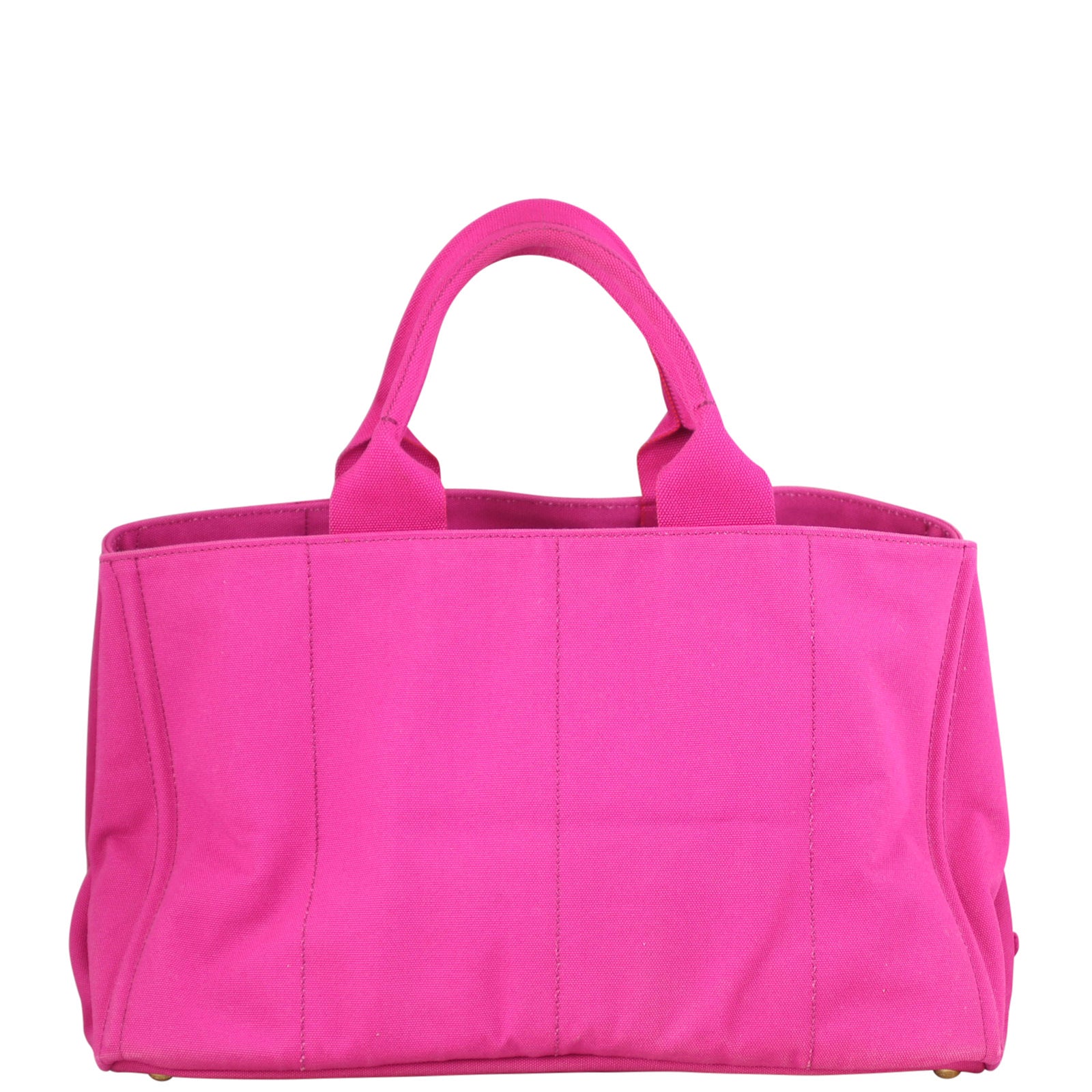 Prada Jardinera Canvas Shopper Large Back