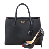 Prada Large Saffiano Leather Tote Scale