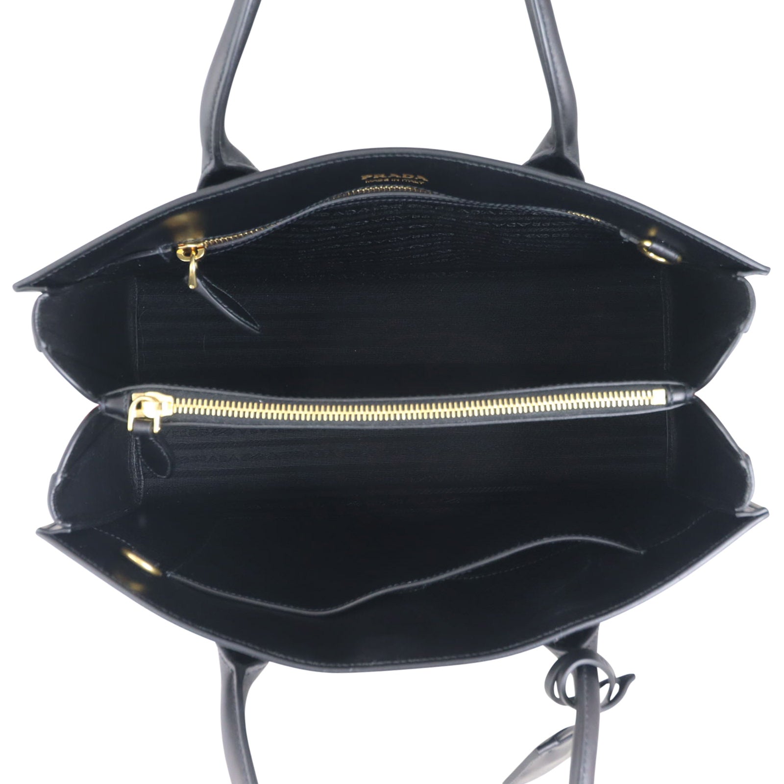 Prada Large Saffiano Leather Tote Interior