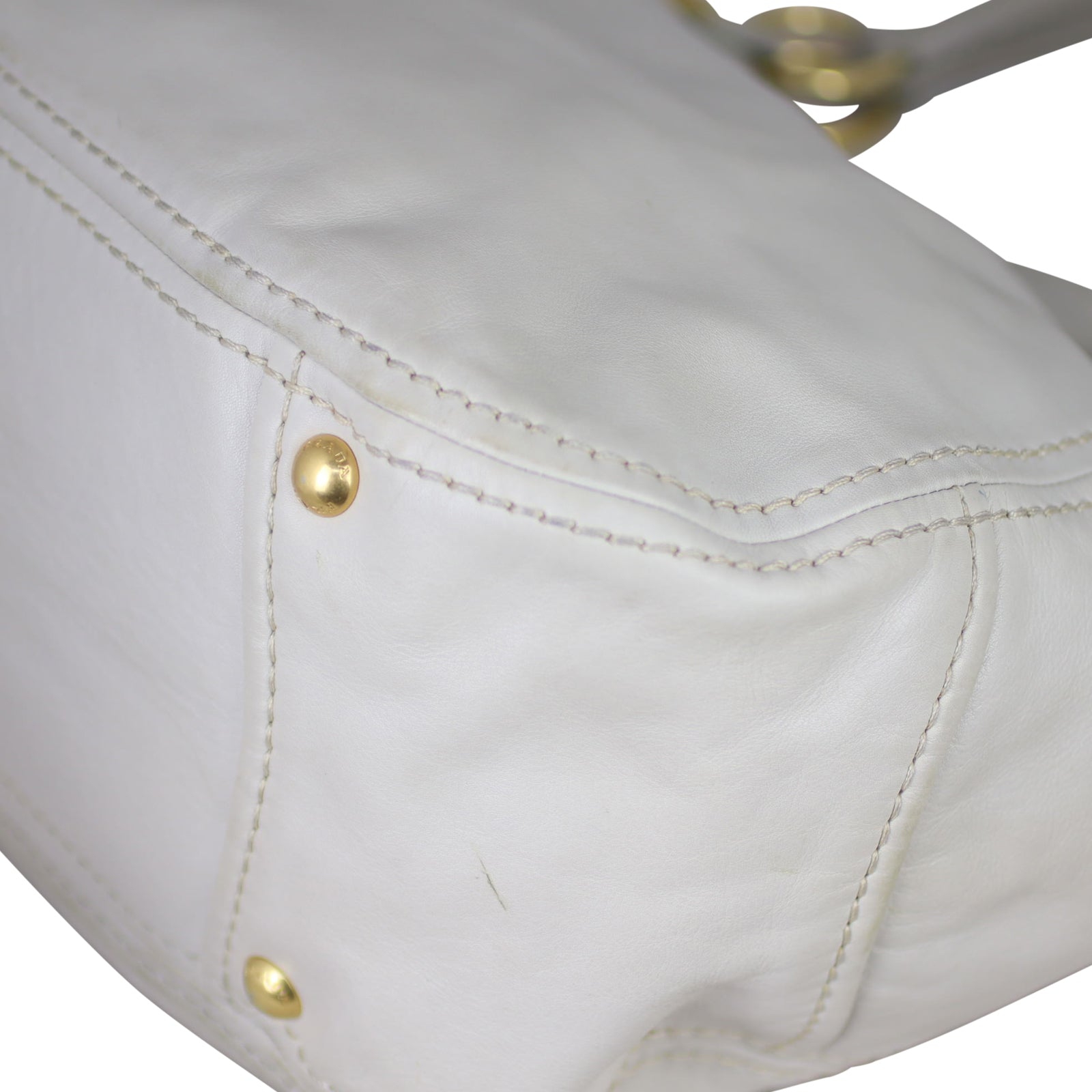 Prada Leather Hobo Corner