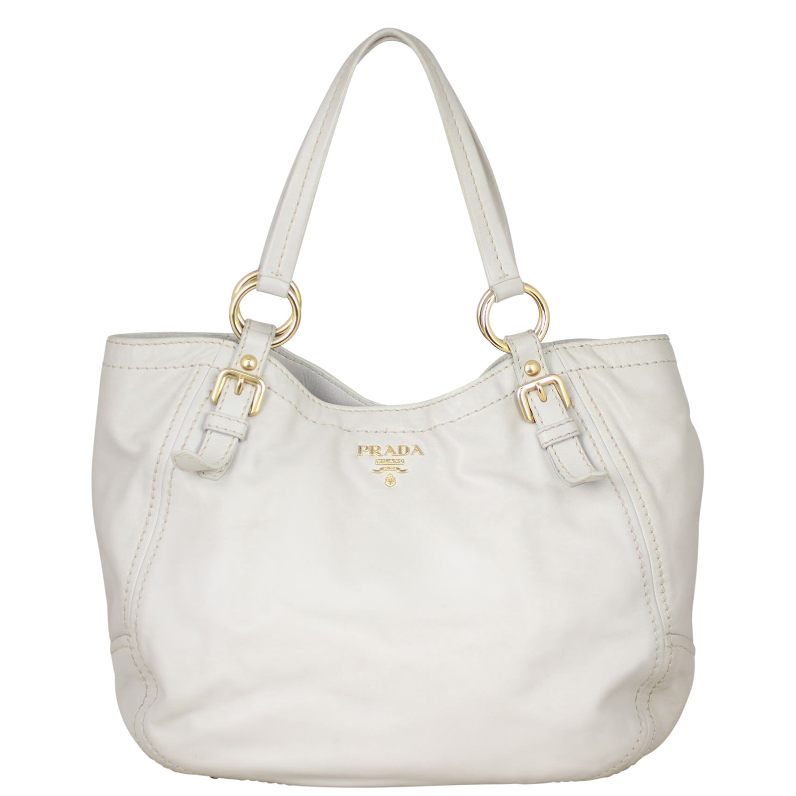 Prada Leather Hobo Front