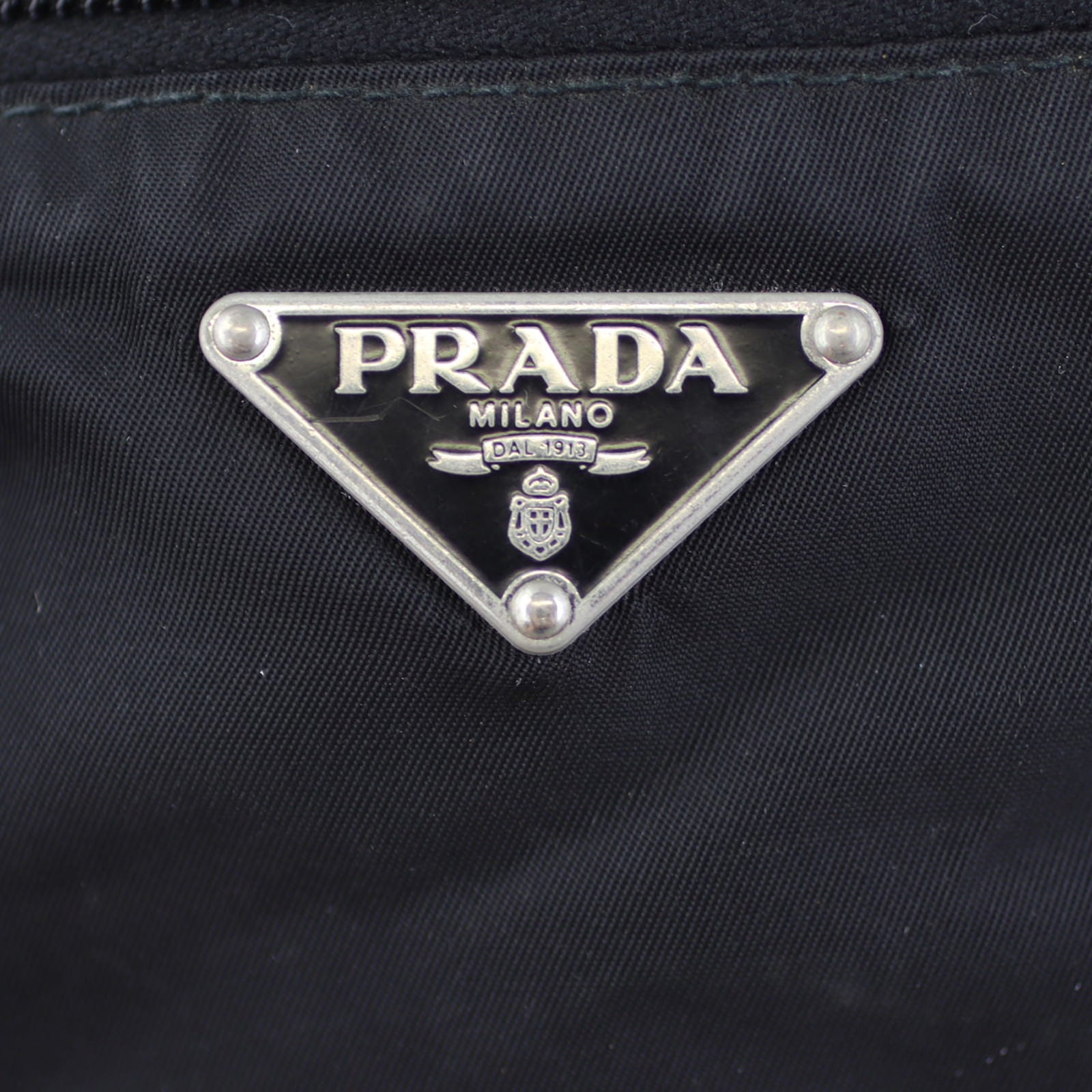 Prada Nylon Messenger Bag Logo