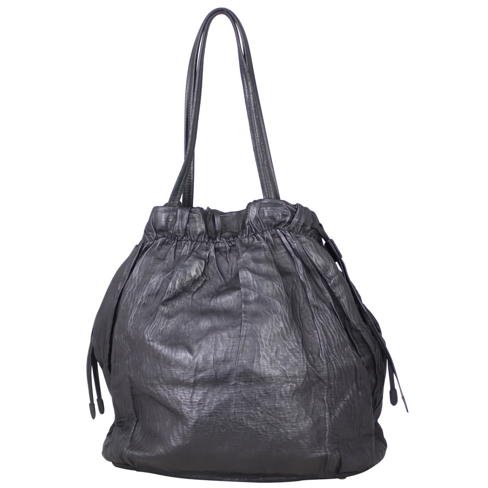Prada Nappa Antique Tote Back