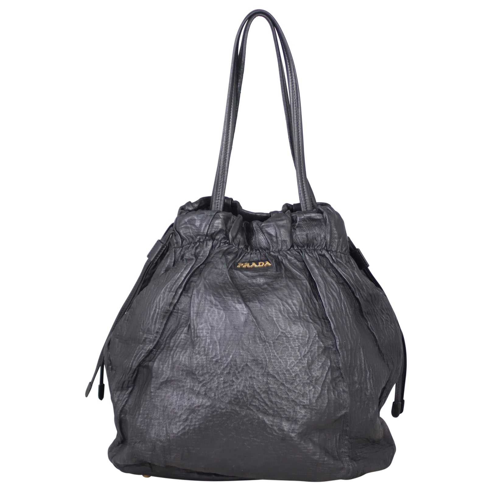 Prada Nappa Antique Tote Front