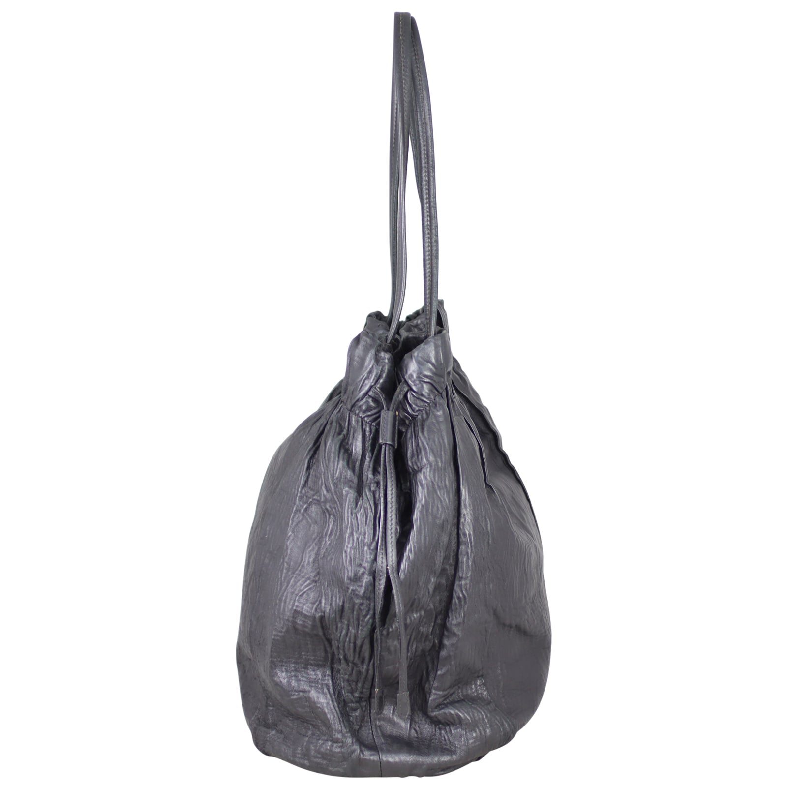 Prada Nappa Antique Tote Side