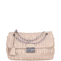Prada Nappa Gaufre Flap Bag Front
