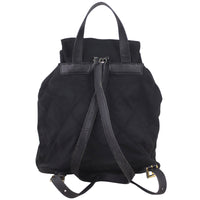 Prada Nylon Drawstring Backpack Back
