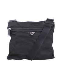 Prada Nylon Messenger Bag Front