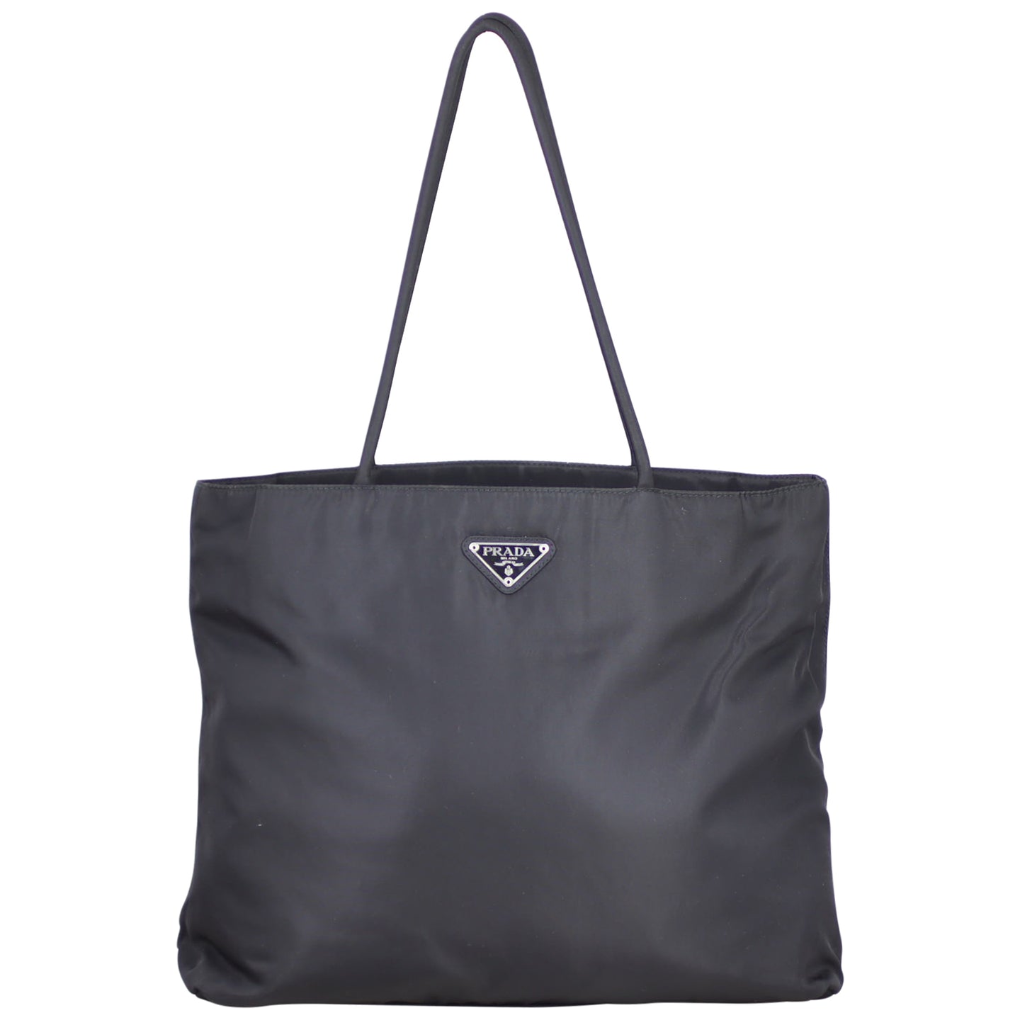 Prada Nylon Shopping Tote Front