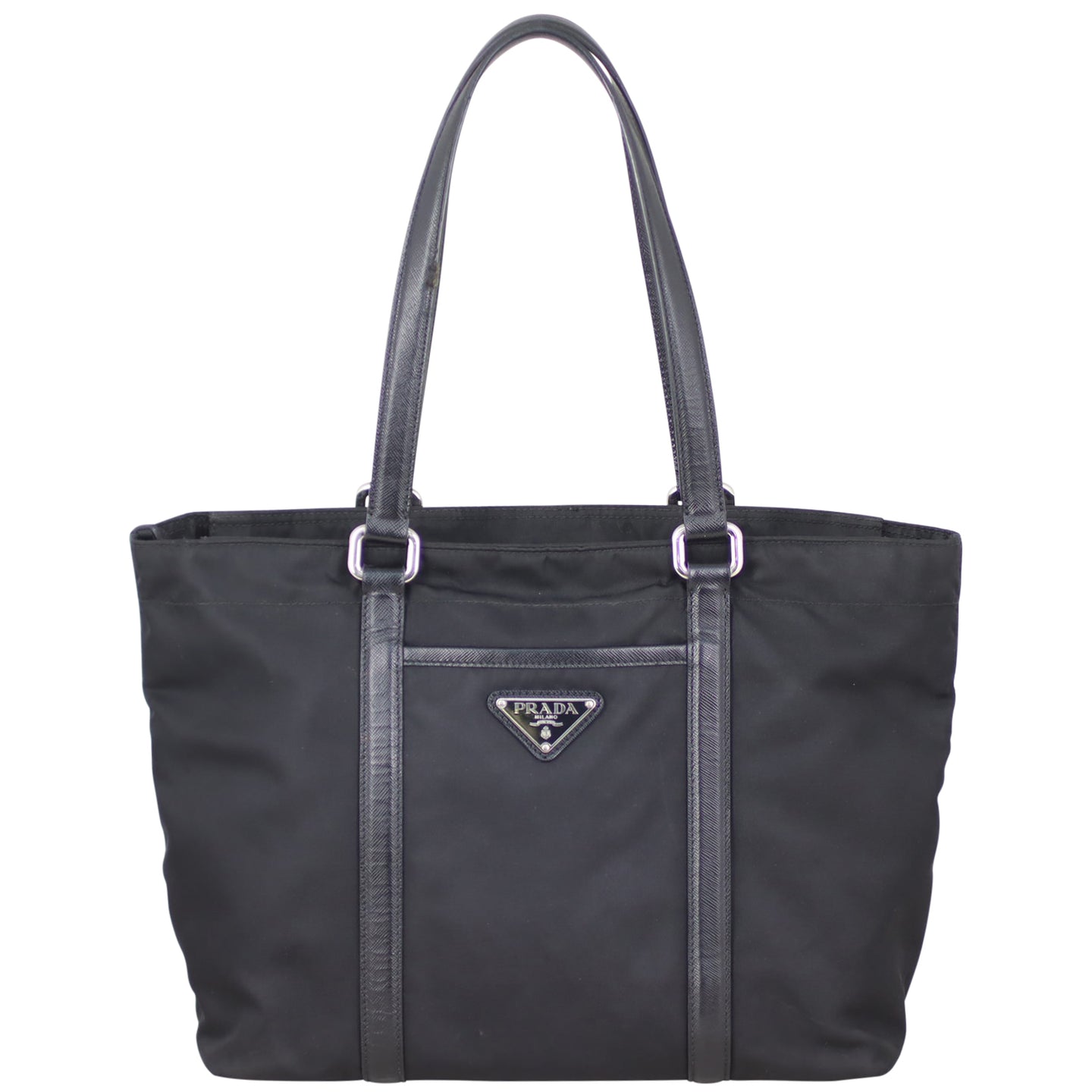 Prada Nylon Shoulder Bag Front