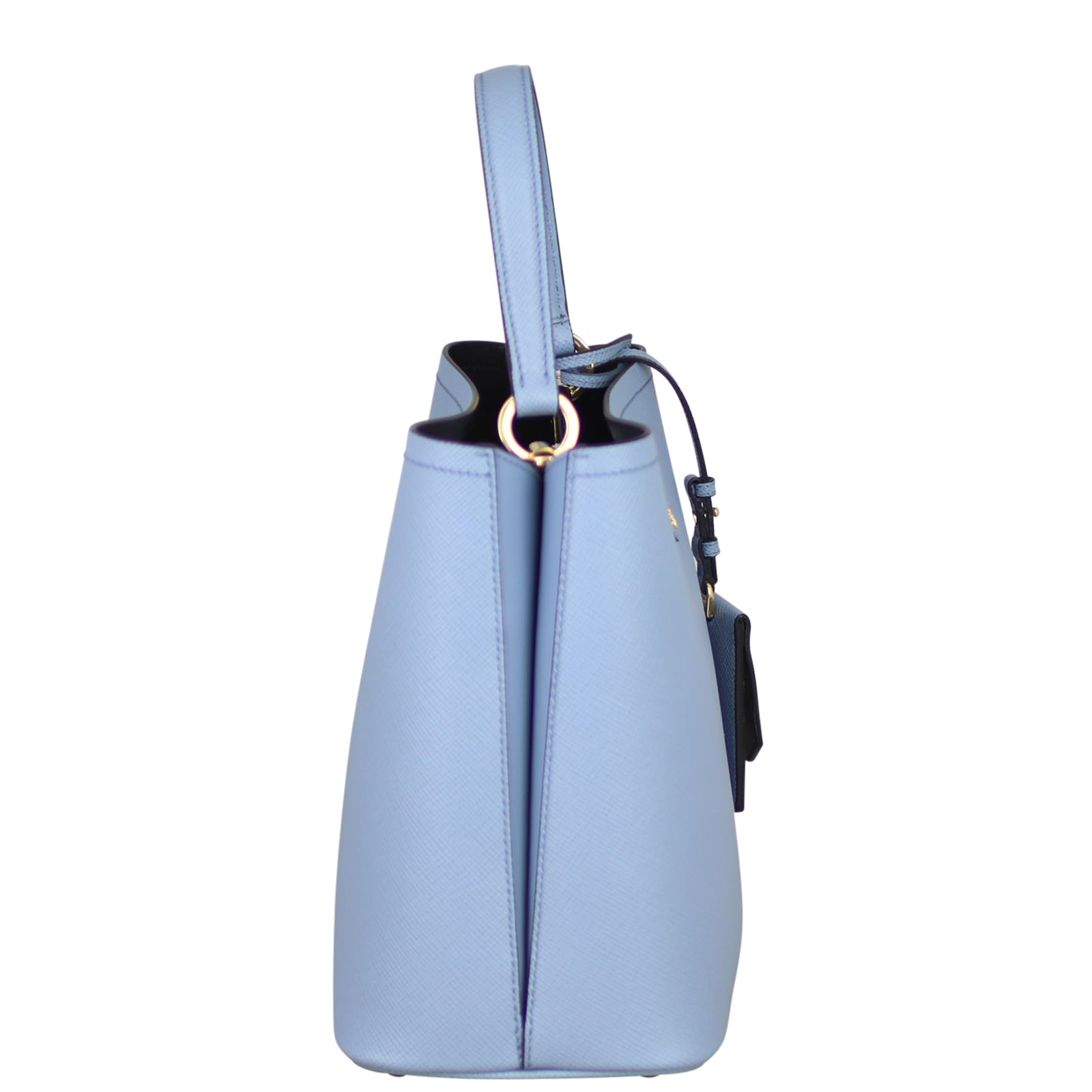 Prada Panier Saffiano Cuir Medium Tote Side