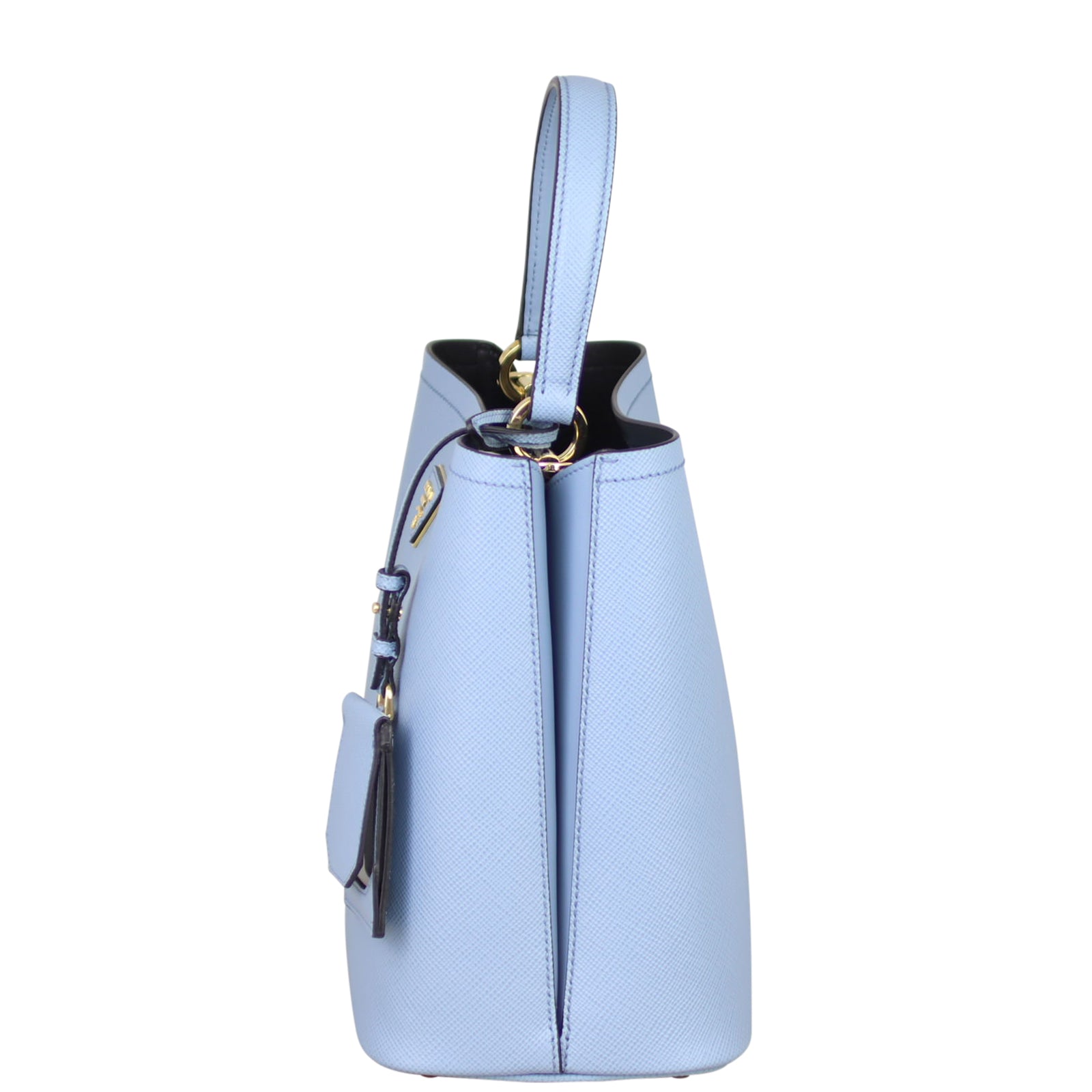 Prada Panier Saffiano Cuir Medium Tote Side