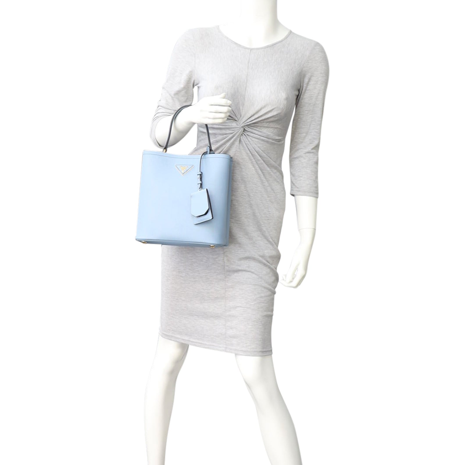 Prada Panier Saffiano Cuir Medium Tote Mannequin