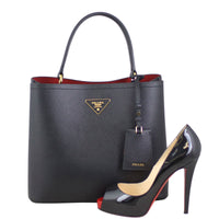 Prada Panier Saffiano Tote Scale